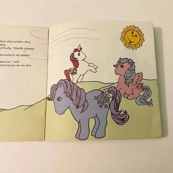 Vintage 1985 My Little Pony The Magic Rainbow Read  Along Book Only No Record - Picture 13 of 15